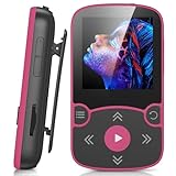 AGPTEK MP3 Player Bluetooth 5.3 Sport 64GB mit 1,5 Zoll TFT Farbbildschirm, Mini Musik Player mit...