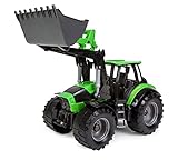 Lena 04613 Worxx Traktor Modell Deutz-Fahr Agrotron 7250 TTV mit Frontlader, ca. 45 cm,...