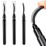 3 Stück Wimpern-Definierer Wimpernkamm Wimpern-Trennbürste mit Staubdeckel Mascara-Stäbe Schwarze...