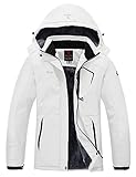 YSENTO Damen Winterjacke Wasserdicht Skijacke Outdoor Softshelljacke Warm Fleecejacke Funktionsjacke...