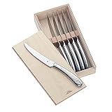 WMF Steakmesser Set 6-teilig, Pizzamesser, Cromargan Edelstahl poliert, Wellenschliff,...