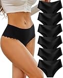 Sth Big Unterhosen Damen Nahtlose Hohe Taille Seamless Slips Damen High Waist Unterwäsche Frauen...