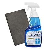 Glasreiniger, Glasreiniger Fenster, Fensterputzmittel, Glasreiniger Spray + Glasreinigungstuch,...