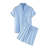 Minying Hawaiianische Hemden, Shorts, Hosen, Set für Herren, Sommer, 2-teilig, Trainingsanzug,...