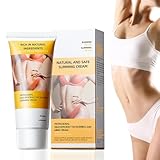 Anti-Cellulite Creme zur Fettverbrennung,Körperstraffende Figurcreme für Bauch,Taille & Po,Strafft...