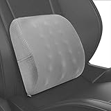 Quirlig Lendenkissen Auto, Memory-Schaum Lendenstützkissen, Autositz-Rückenkissen, Ergonomisches...
