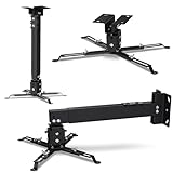 Overmax Ceiling Mount Projektorhalterung bis zu 20 kg, verstellbare Länge 25 Grad...
