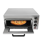 Pizza-Backofen 2KW Pizzaofen Elektrisch Pizza Ofen Pizza Oven,Profi 20LEdelstahl Kommerzielle 1...