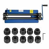 Abkantbank Rundbiegemaschin 460mm Manuell Sickenmaschine 18 Zoll Perlenwalzen-Rollwerkzeug...