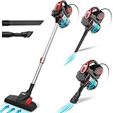 INSE 600W Stielstaubsauger mit Kabel, 18KPA Handstaubsauger mit Kabel 6M, 3-in-1 Staubsauger...