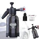 Drucksprüher mit Pumpe, Schaumpumpe, Schaumsprüher mit Handpumpe, 2 l, Pumpsprüher für Auto, mit...