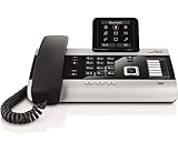 Gigaset DX800A Schnurgebundenes All-In-One DECT-Telefon mit großem Farbdisplay, ISDN-Anschluss für...