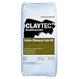 CLAYTEC Lehmoberputz fein 06 Sackware trocken