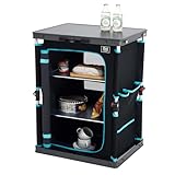 TIMBER RIDGE Campingschrank faltbar Campingküche klappbar Auto Faltschrank Küchenbox Klappschrank...