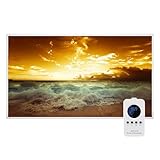 Hocosyme Infrarotheizung Bild 600W, 1-3 Min auf Betriebstemperatur bis 120 Grad - Kann an der...