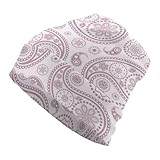 TZTTZT Beanie-Mütze für Herren und Damen, Herbst-/Wintermütze, warm, Unisex, mit Bündchen, Mauve