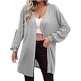 Herbstjacke Damen Strickjacke Damen Cardigan Strickjacken Fleecejacke Pullover Trachtenjacke...
