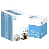 HP Kopierpapier Office CHP110: 80 g DIN-A4, 2500 Blatt (5x500) matt, weiß – Allround Kopierpapier...