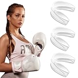 TEOZBLU 3 Stück Sport Mundschutz, Sport Zahnschutz, für Rugby, Boxen, Kampfsport, Hockey, MMA,...