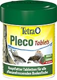 Tetra Pleco Tablets – Nährstoffreiches Fischfutter für alle pflanzenfressenden Bodenfische (z.B....