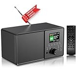 PAZEAU DAB+/FM Digitalradio mit Bluetooth 5.0,DAB Plus Nostalgie Radio,Küchenradio...
