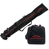 SavvyCraft Gepolsterte Skitasche und Stiefeltasche 2-teiliges Set - Kommt mit 1 Skitasche und 1...