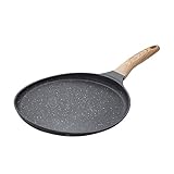 Beelooom Antihaft-Crêpe-Pfanne, Finger-Pie-Pfanne, Pfannkuchenpfanne zum Kochen, flache Pfanne für...