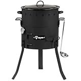BBQ-Toro Eintopfofen Outdoor Ø 29 cm | Gulaschkanone mit Topf, Grillrost und Suppenkelle |...