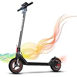 TiMeirea E Scooter E Roller Elektroroller Erwachsene 40 Km Reichweite Elektro Roller 10'' Luftreifen...