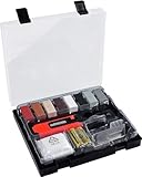 Werkzeyt Fliesen-Reparatur-Set 14-teilig - 8 unterschiedliche Farbtöne - Inkl. Wachsschmelzer,...