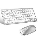 OMOTON Kabellos Bluetooth Tastatur Maus Set für iPad 10.9/10.2/9.7, iPad Air 6/5/4/3, Tastatur iPad...