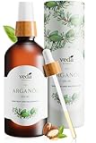 Veda Naturals® Arganöl (100ml) kaltgepresst – vegan – rein & natürlich (Argania Spinosa) aus...
