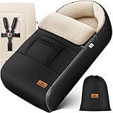 Kidiz® Babyfußsack Baby Fußsack Winterfußsack Babyschale mit Reißverschluss Kuschelsack...