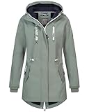 Sublevel Damen Frühlings Jacke Softshell Jacke Outdoor Regen Übergangs Jacke Funktionsjacke,...