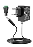 12V 2A Netzteil, AGOTD 24W Transformator AC 220-240V zu DC 12Volt Trafo, 12 Volt DC Power Supply...