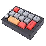 Fockety Mechanischer Nummernblock, 12-Tasten-USB-verkabelter, Hot-Swap-fähiger Nummernblock mit...