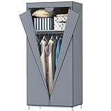 Retoo Kleiderschrank Aus Stoff, Stoffkleiderschrank, Faltschrank, Reißverschluß, Stoff,...