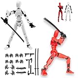 2 Stück t13 Action Figure Spielzeug, 13 Types Action Figures 3D-Druck Von Beweglichen Figuren Mit...