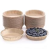 Mini Kuchenform Papier,Tartformen zum Backen,50 Stück,Mini Törtchenformen mit Durchmesser von 10...