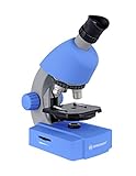 Bresser Junior Einsteiger Mikroskop 40-640x mit Durchlicht LED-Beleuchtung und mit 3 Objektiven,...