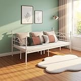 FetiNes Tagesbett 90 x 190 cm Schlafsofa Bett Bettgestell Bettsofa mit Lattenrost Bettrahmen Sofa...