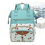 Zuasdvnk Wickeltasche für Neugeborene, wasserdicht, große Wickeltasche mit Gurten für...