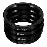 GETAJGHSD 4 Stück Metall Zentrierringe 671 561mm für Radnabe Vibrationsdämpfend Stabile...
