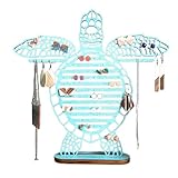 Schmuckständer für Ohrringe, Schmuckanzeige, Aufbewahrung aus Holz in Form einer...