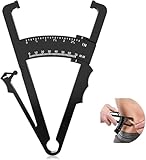 Body Fat Calipers, Fat Measure Clipper Combo with Body Fat Percentage Measure Chart, Body Fat...