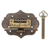 Toddmomy 1 Set dekoratives Vorhängeschloss – Vintage-Gravur-Verschluss – Antiker...