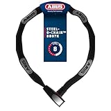 ABUS Kettenschloss Steel-O-Chain 8807K – Flexibles Fahrradschloss aus gehärtetem Stahl –...