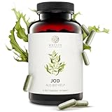 MAISON NATURELLE® JOD aus Bio Kelp (365 Stück) - 100% reine Jod Kapseln, Extrakt aus Braunalgen...
