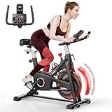 Advamsoler Heimtrainer Fahrrad mit Magnetischem Widerstand, Ergometer Hometrainer Fahrrad mit...