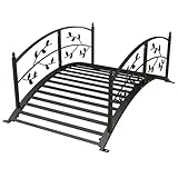 Outsunny Gartenbrücke – Beckenbrücke – Gartendekoration Maße: 119 x 67 x 47 cm (L x B x H)...